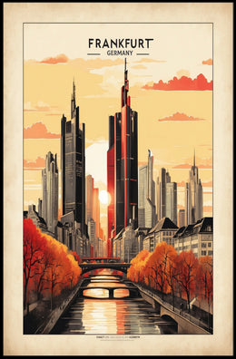 Frankfurt Skyline Poster