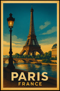 Paris, France Travel Poster