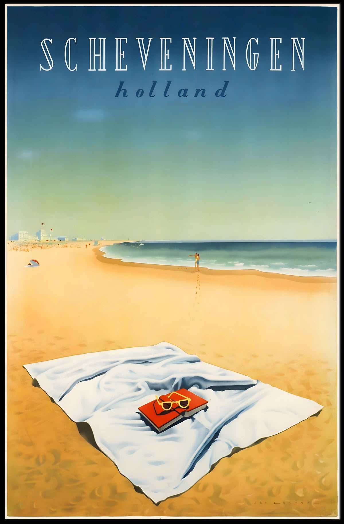 Scheveningen Beach Holland Poster