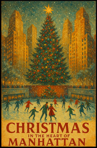 Christmas in Manhattan Poster