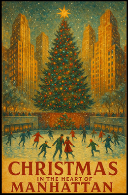Christmas in Manhattan Poster