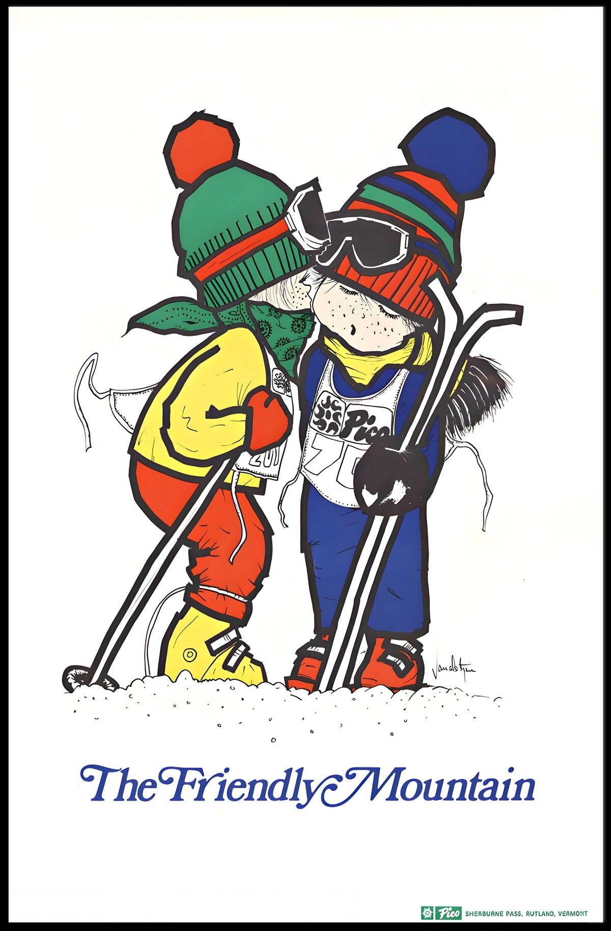 The Friendly Mountain Poster