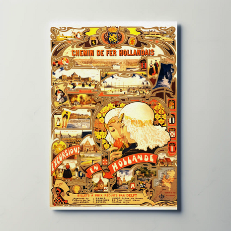 Chemin de Fer Hollandais Poster