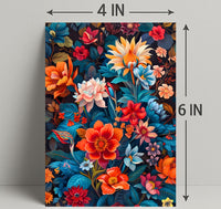 Vibrant Floral Symphony William Morris Art Poster