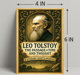 Leo Tolstoy The Passage of Time and Thought Poster PosterGoat