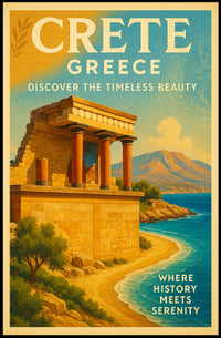 Discover Crete, Greece Poster