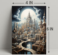 Enchanted Cityscape Poster