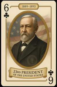 Portrait Of The 23rd President Of The United States Poster