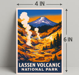 Lassen Volcanic National Park Poster PosterGoat