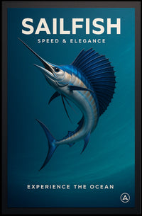 Sailfish Speed Elegance Poster