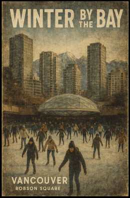 Winter By The Bay Vancouver Poster