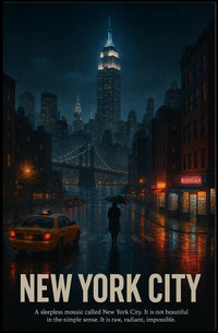 New York City A Sleepless Mosaic Poster