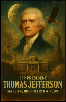 Thomas Jefferson Neoclassical Realism Collector Poster