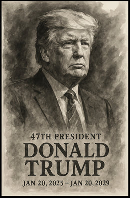 Donald Trump 47th President Poster