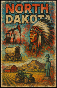 North Dakota Heritage Poster