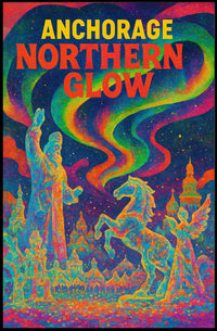 Anchorage Northern Glow Poster