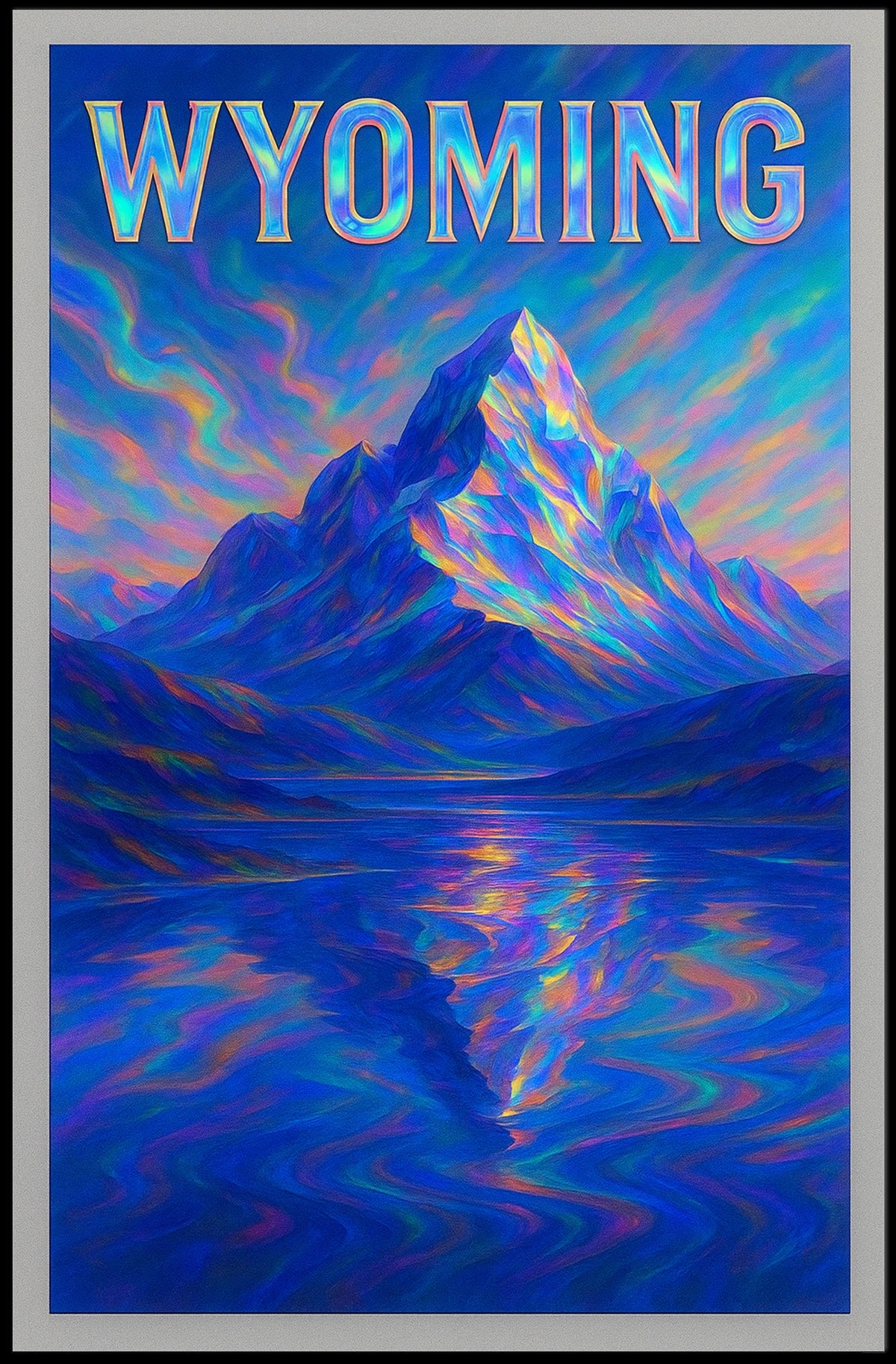 Wyoming Landscape Poster