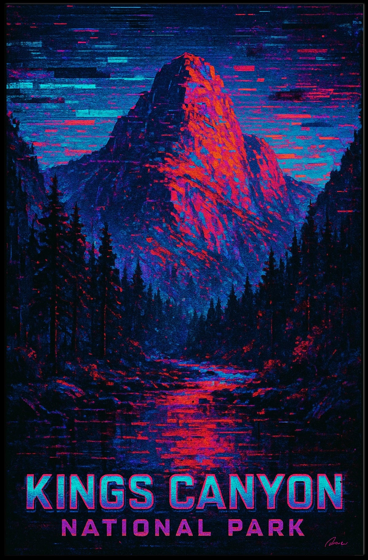 Kings Canyon National Park Poster