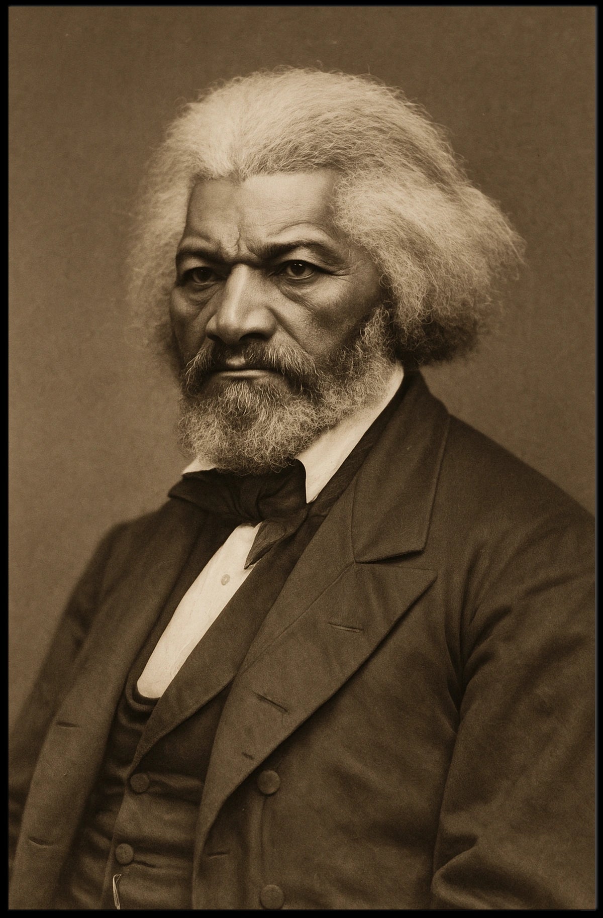 Distinguished Historical Figure Poster