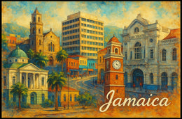 Vibrant Jamaica Poster