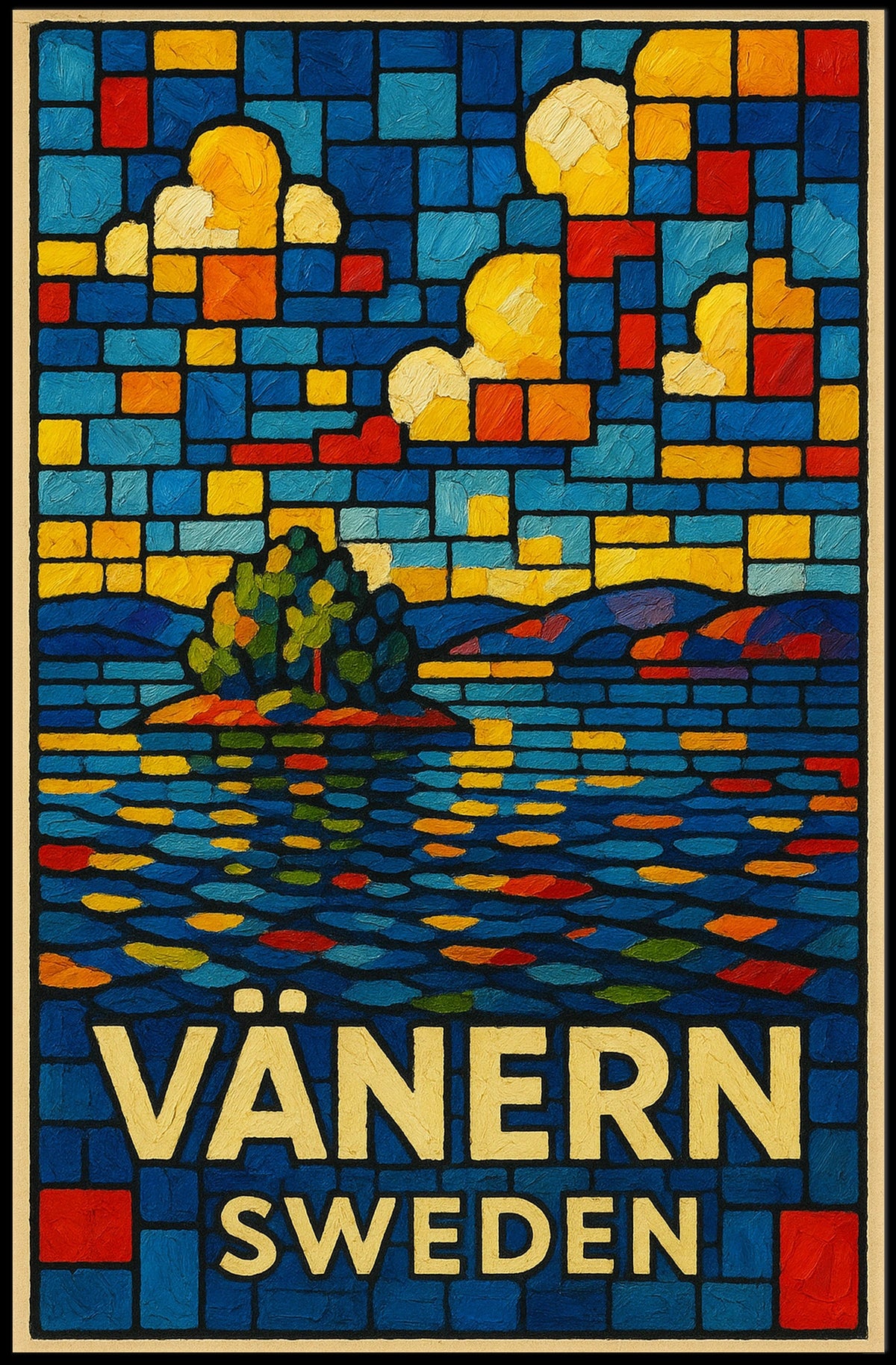 Vänern, Sweden Poster