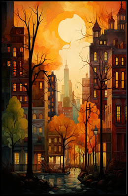 Autumn In The City Poster