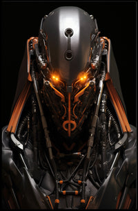 Futuristic Sentinel Poster PosterGoat