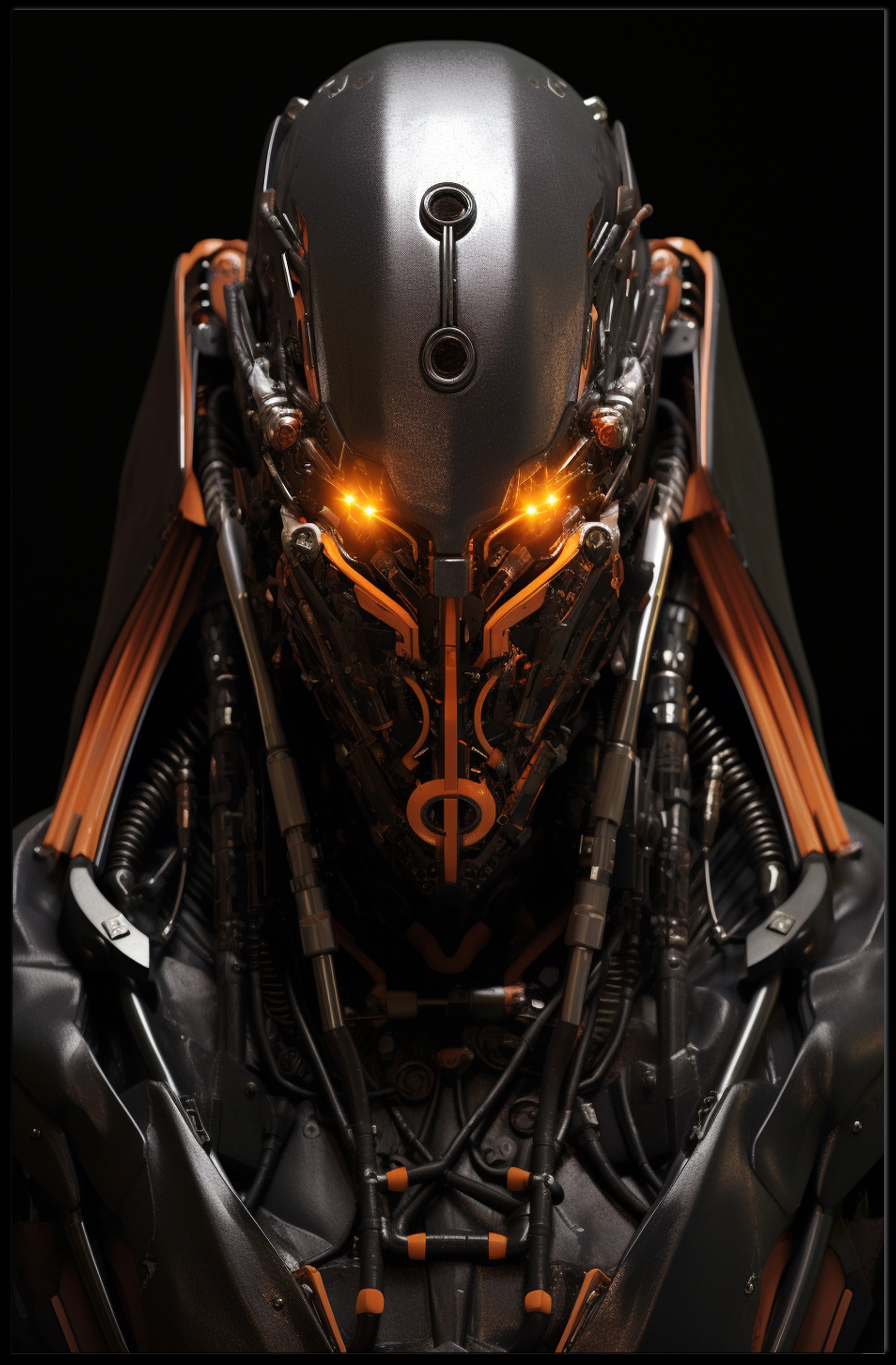 Futuristic Sentinel Poster PosterGoat