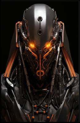 Futuristic Sentinel Poster PosterGoat