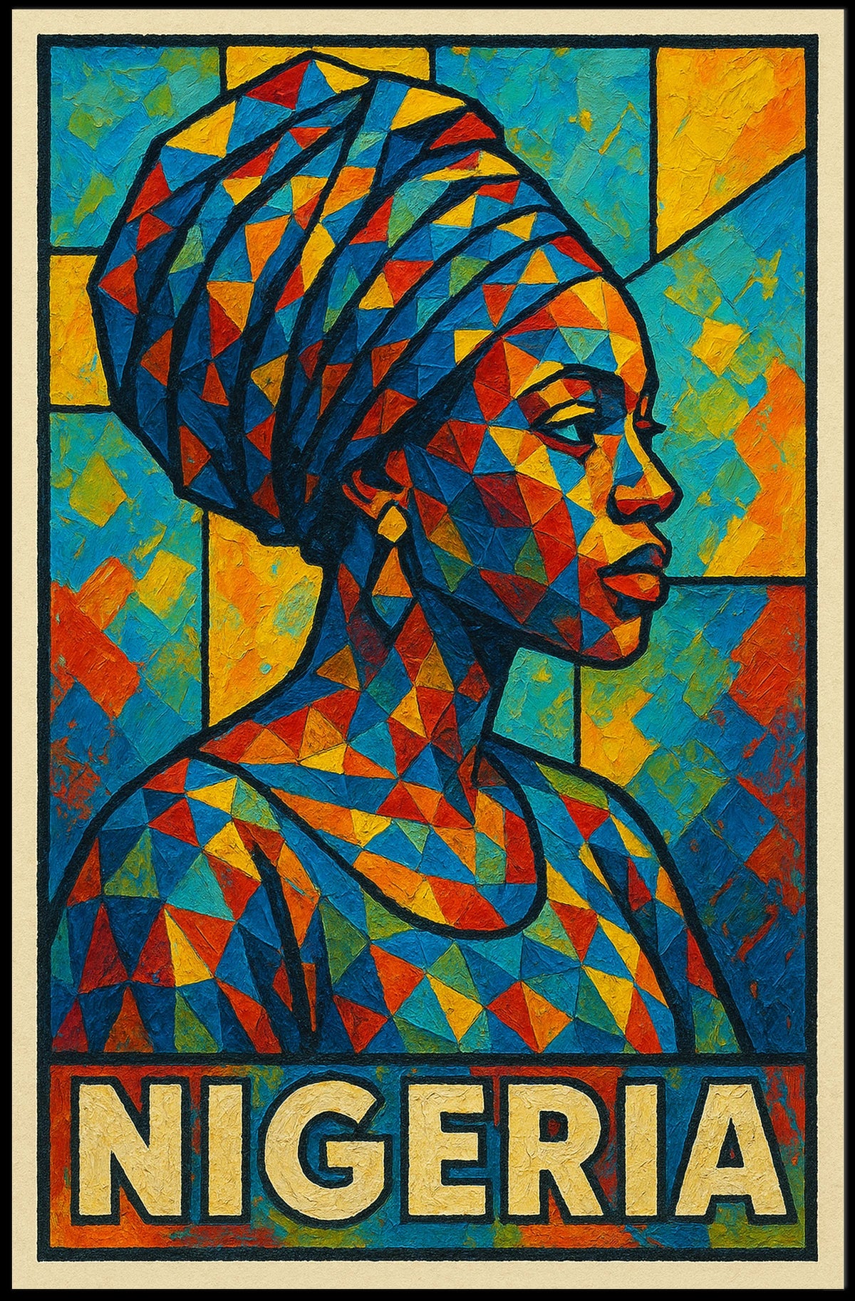 Vibrant Nigeria Poster
