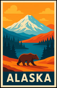 Alaska Wilderness Poster