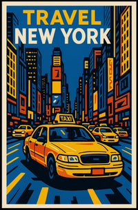 Travel New York Poster