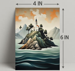 Island Sanctuary Poster PosterGoat