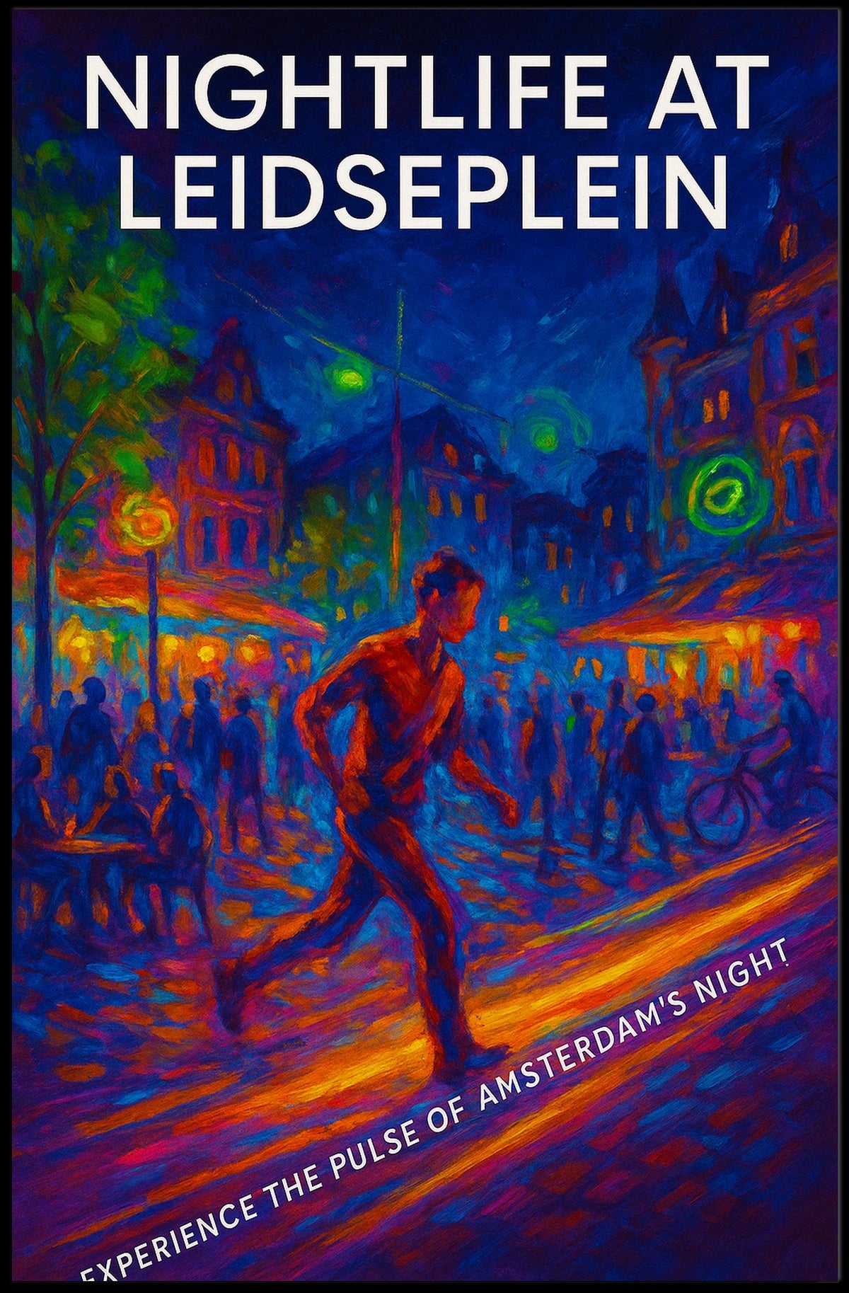 Nightlife At Leidseplein Poster