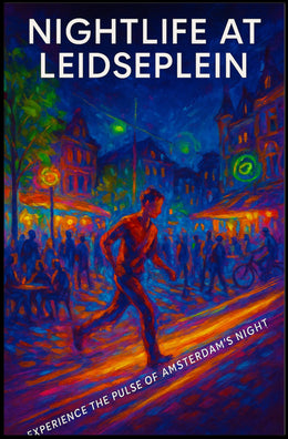 Nightlife At Leidseplein Poster