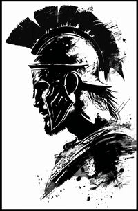 Warrior in Ink Poster PosterGoat