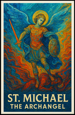 St. Michael the Archangel Spiritual Art Poster