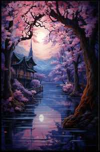 Enchanted Cherry Blossom Retreat Poster