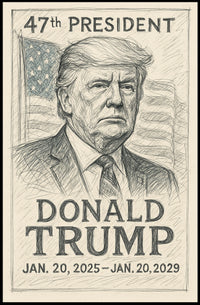 Donald Trump Pop Art Typography Patriot Poster