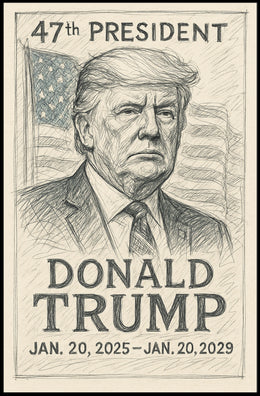 Donald Trump Pop Art Typography Patriot Poster