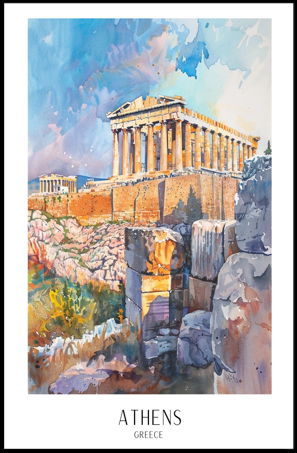 Athens, Greece Poster