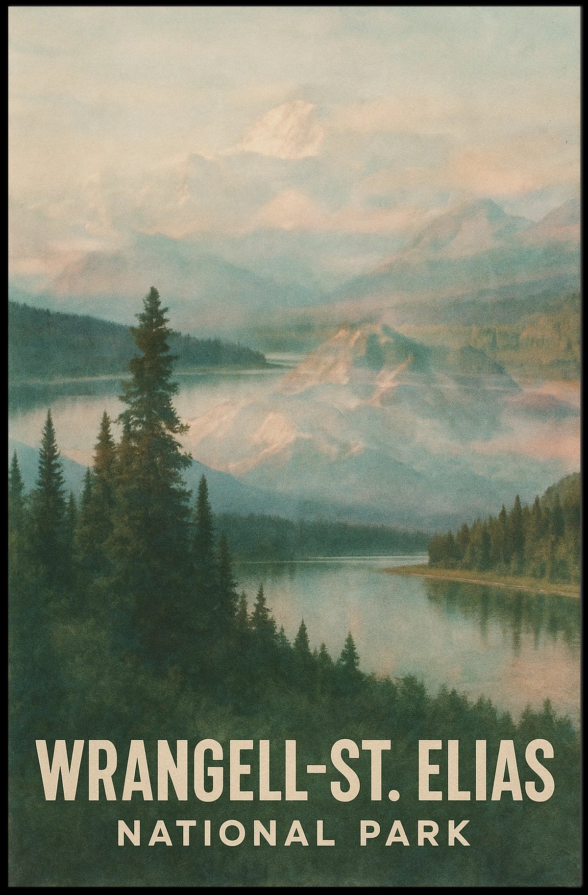 Wrangell-St. Elias National Park Poster