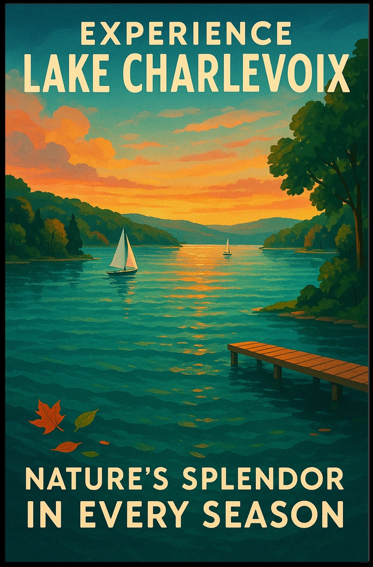 Experience Lake Charlevoix Poster