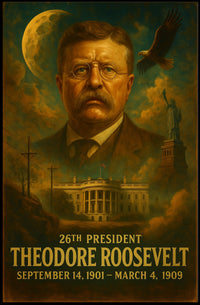 Theodore Roosevelt 26th President Poster