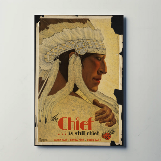 The Chief - Santa Fe Railway Poster