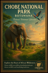 Explore The Heart Of AfricaS Wilderness Poster