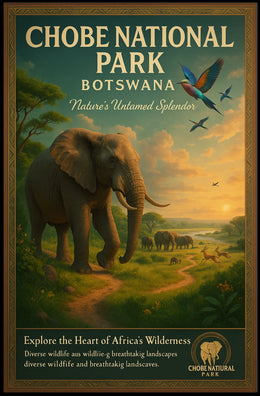 Explore The Heart Of AfricaS Wilderness Poster