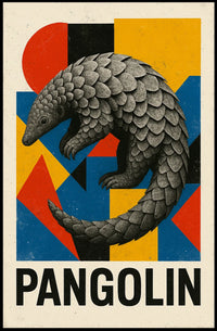 Pangolin Art Poster
