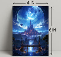Celestial Cityscape Poster
