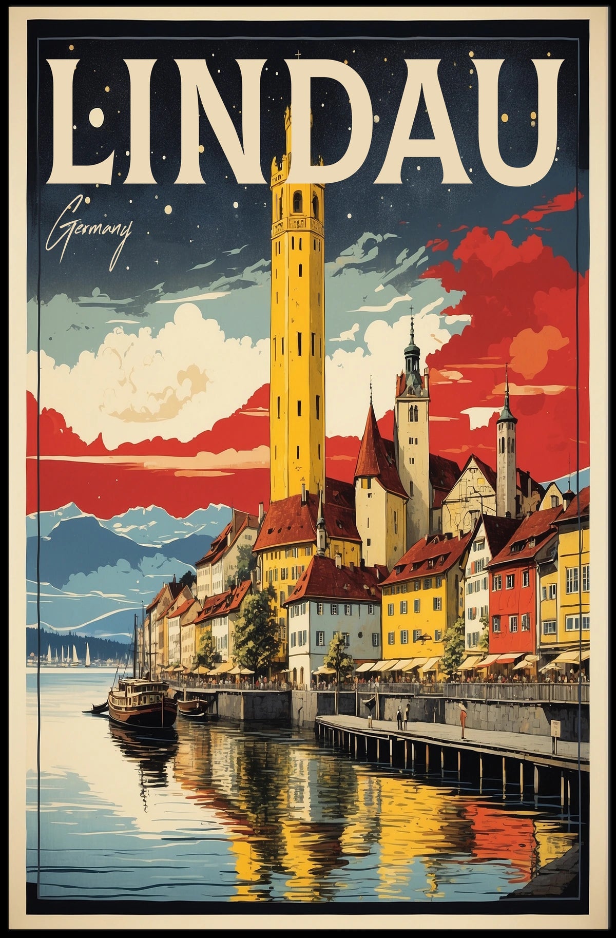 Lindau, Germany Poster